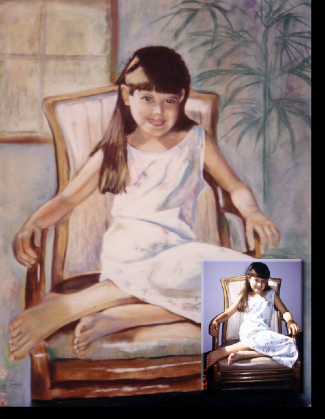 Ashley, pastel portrait by Patricia Roth