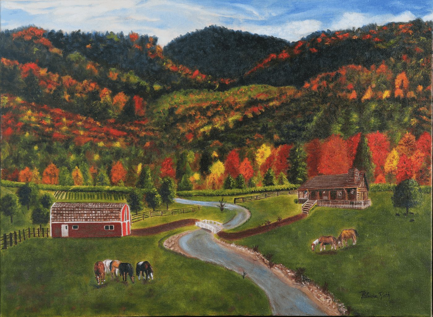 CCRE, painting by Patricia Roth