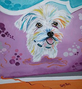 Daubi, painting by Patricia Roth