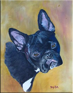 Hudson, painting by Patricia Roth