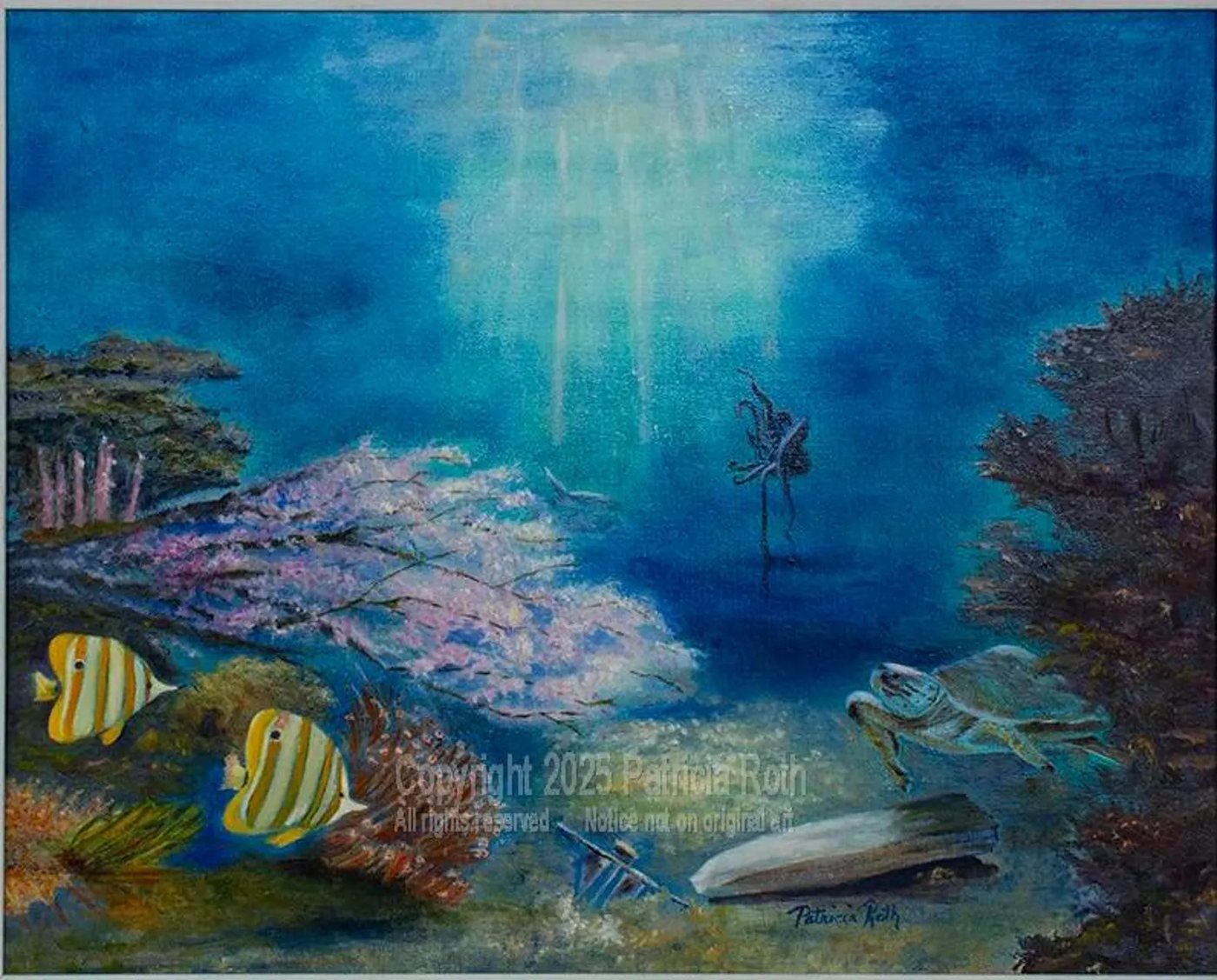 Under the Sea, painting by Patricia Roth