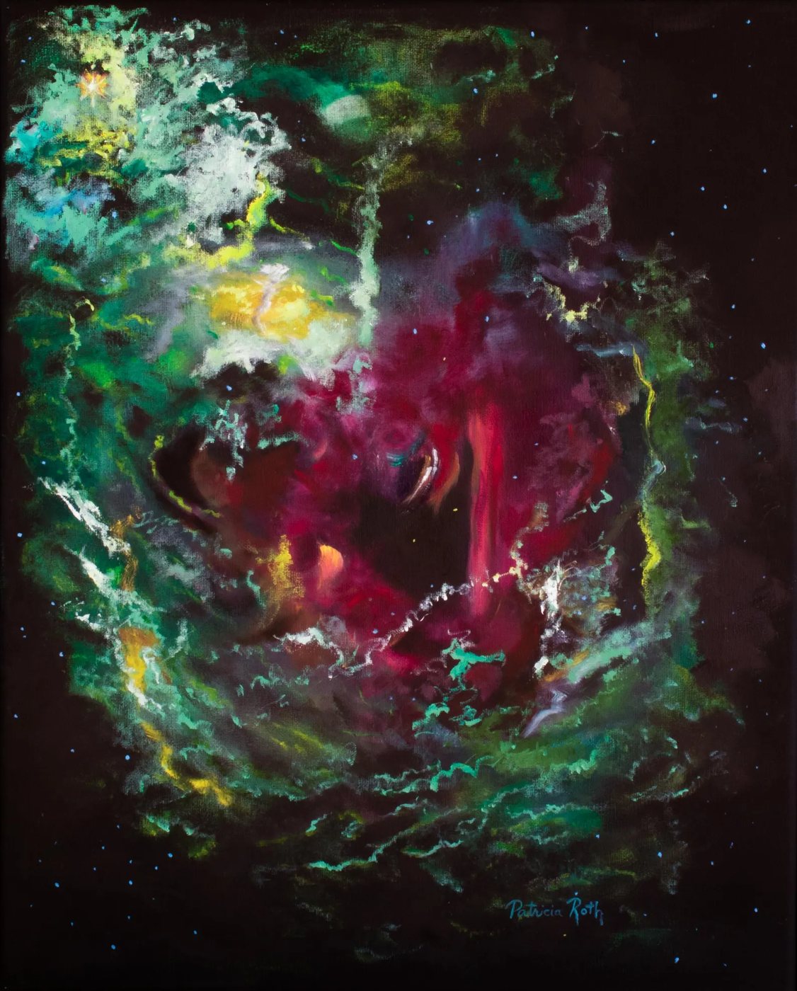 Nebula, painting by Patricia Roth