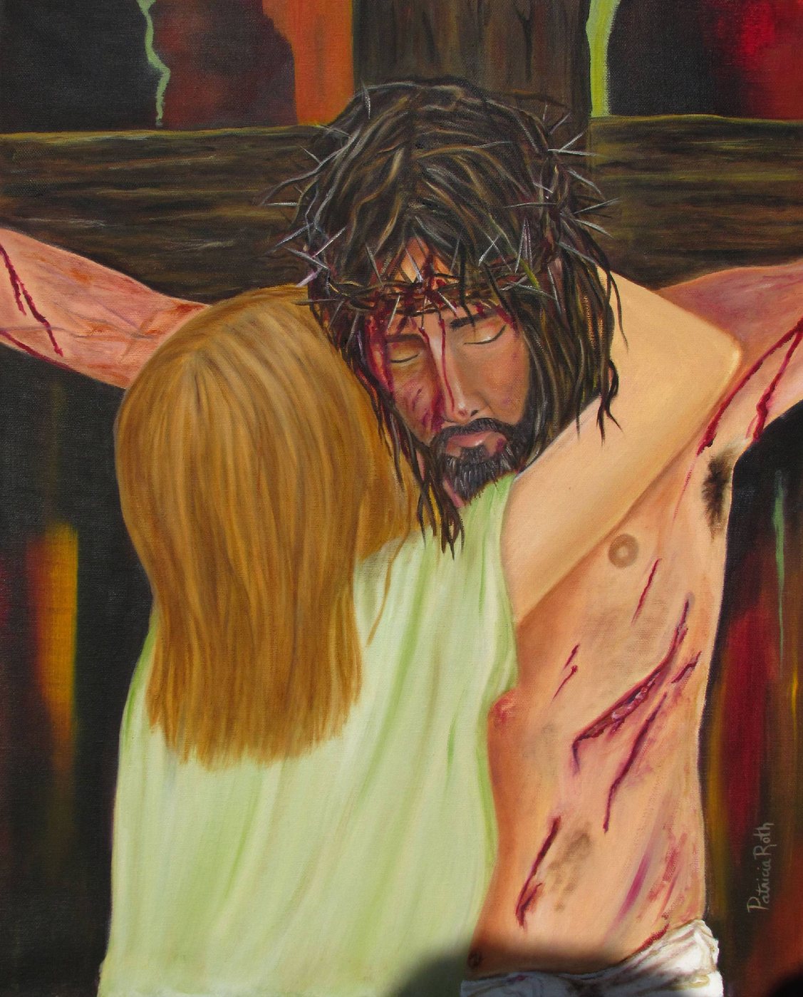 Devotional painting by Patricia Roth