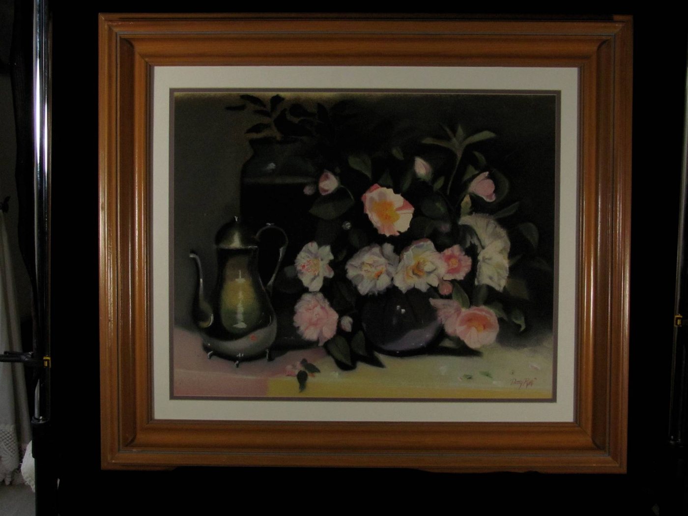 Roses and Silver, painting by Patricia Roth