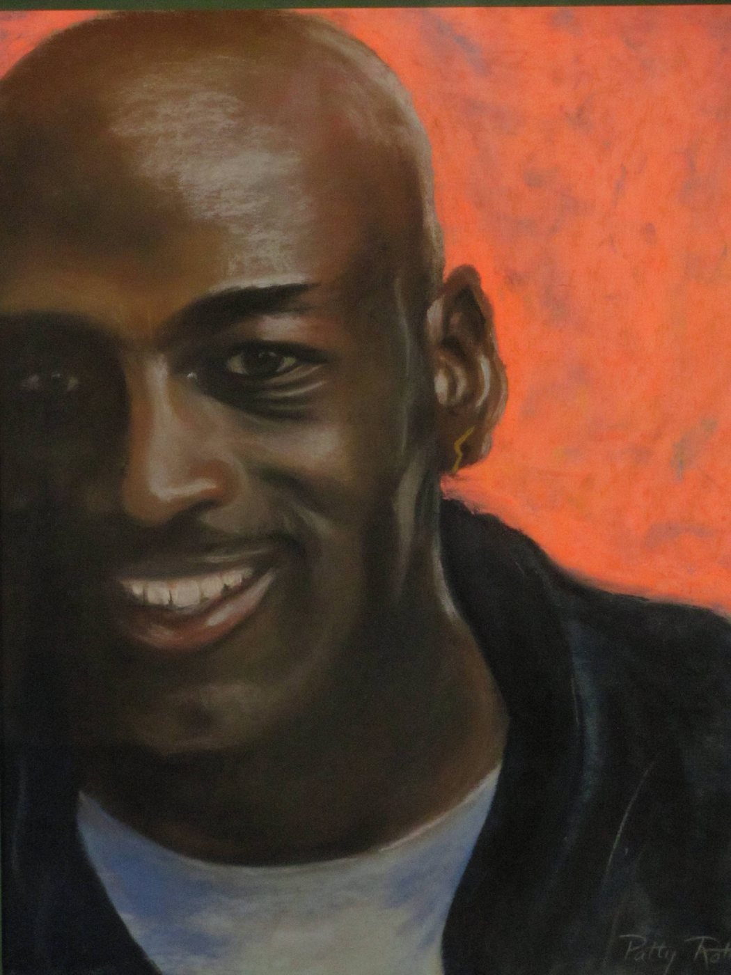 Michael Jordan, pastel by Patricia Roth