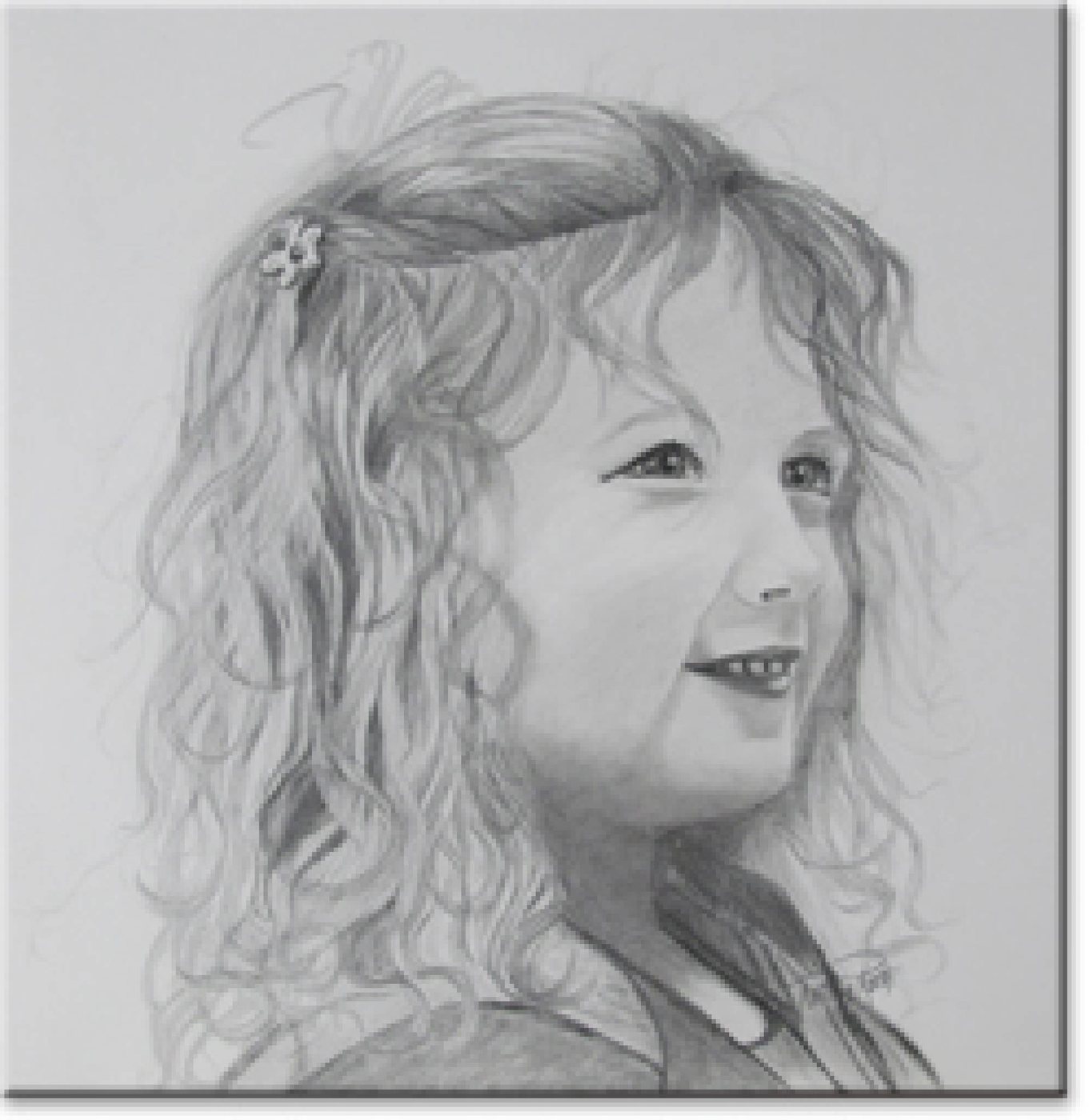 Little Girl, painting by Patricia Roth