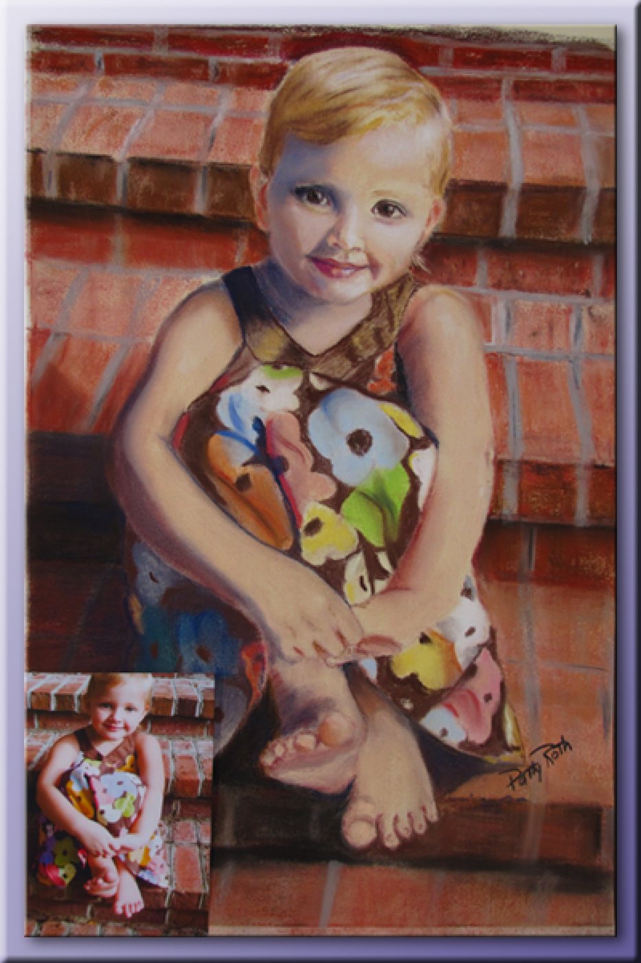 Sadie, painting by Patricia Roth
