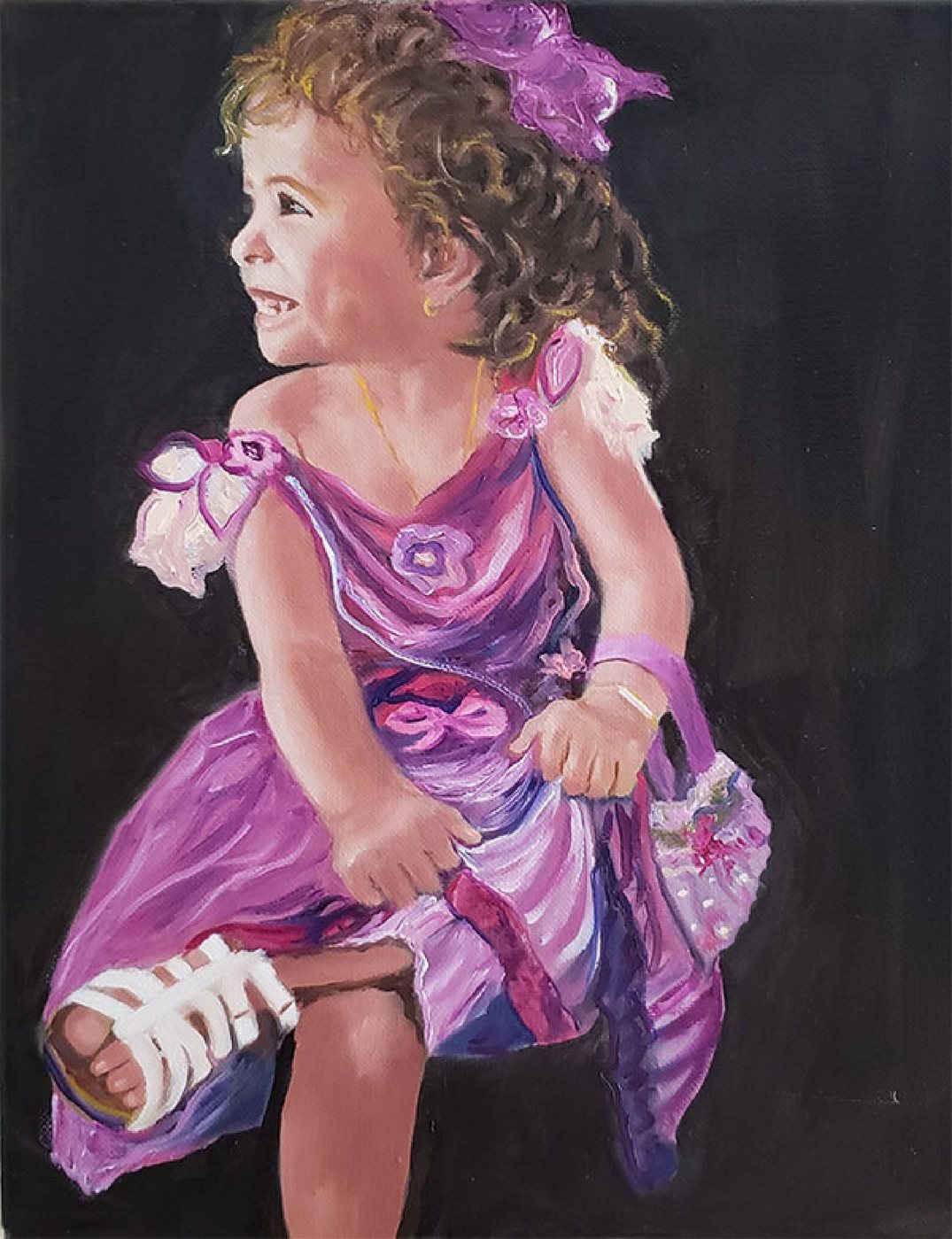 Sophia, painting by Patricia Roth